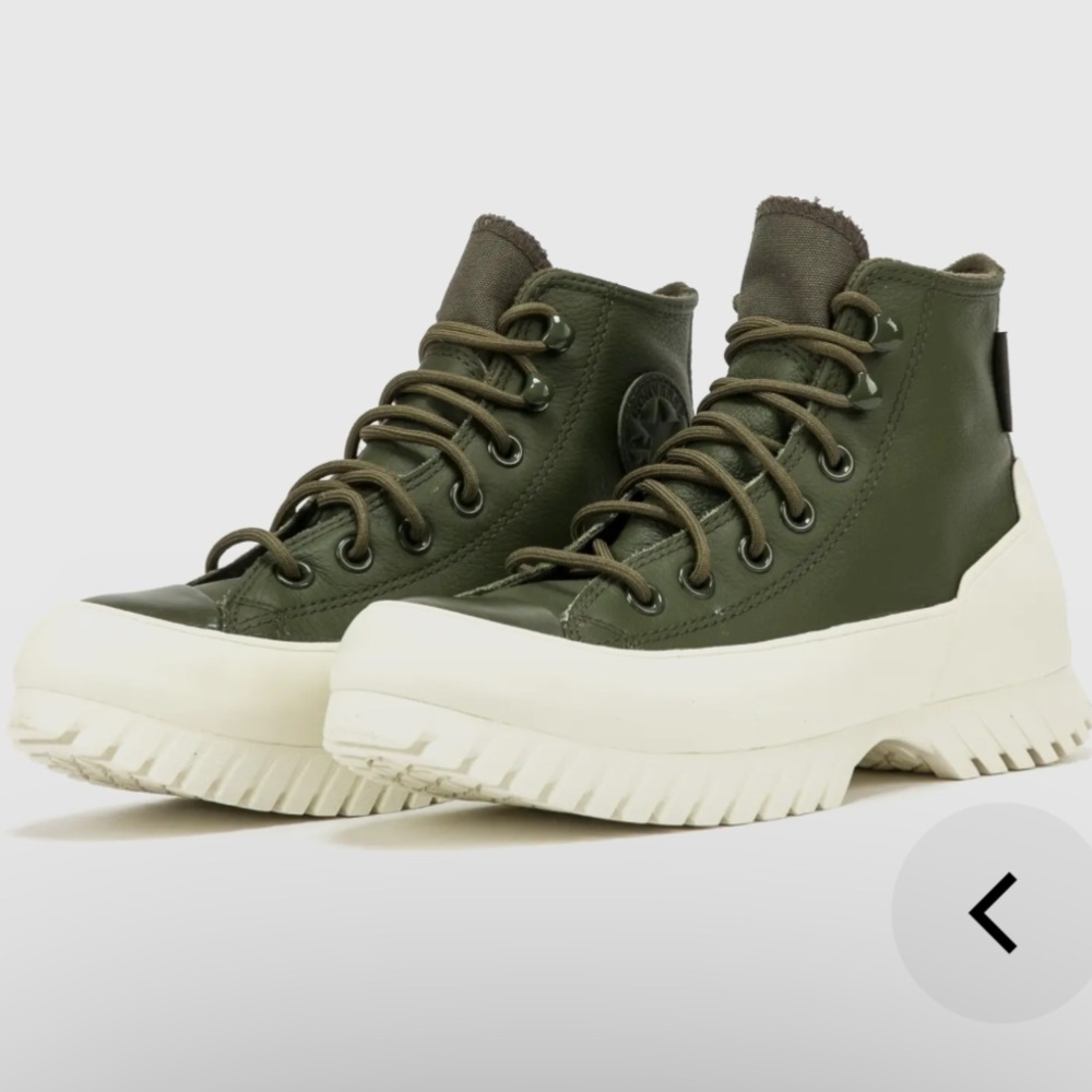 Converse Chuck Taylor All Star Lugged Winter 2.0 Hi EUR 36 Women 5.5 Army Green